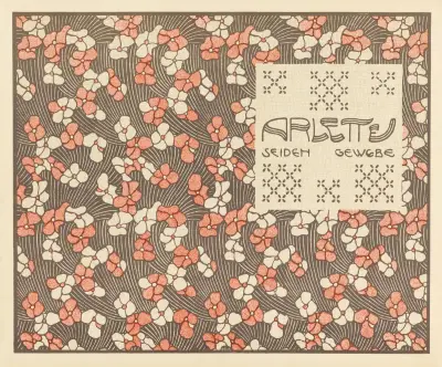 Arlette Seiden Gewebe (Arlette Woven Silk) av Koloman Moser