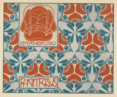Bodenbelag; Phantasus (Phantasus Floor Covering) av Koloman Moser