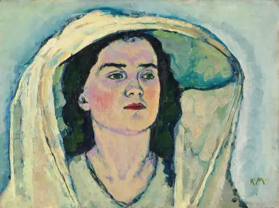 Unbekanntes Mädchen av Koloman Moser