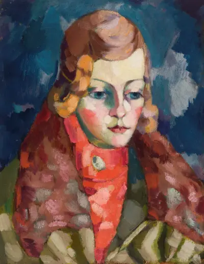 Portrét ženy, 1923 – Nr. 2, Konrad Mägi