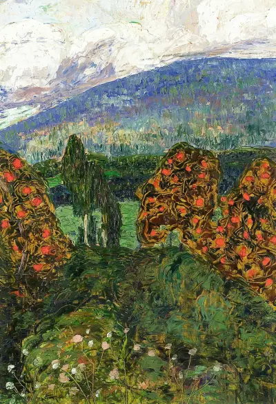 Norra maastik, 1908 – nr 2 av Konrad Mägi