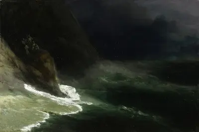 Seascape, 1878 av Ivan Konstantinovich Aivazovsky