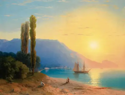 Sunset Over Yalta av Ivan Konstantinovich Aivazovsky