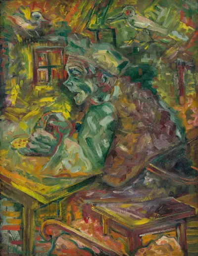 At the Table av Arnold Peter Weisz-Kubínčan
