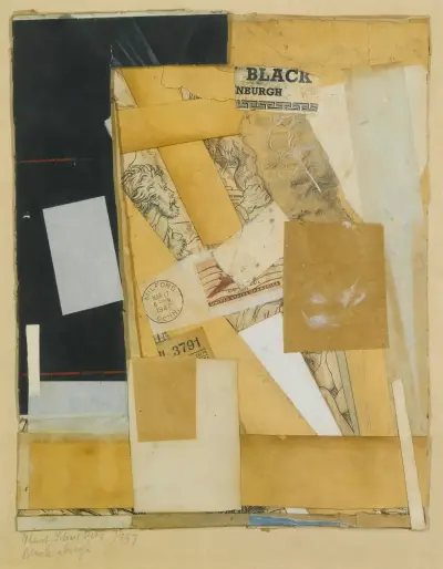 Black Nburgh av Kurt Schwitters