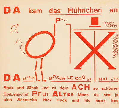 Die Scheuche av Kurt Schwitters