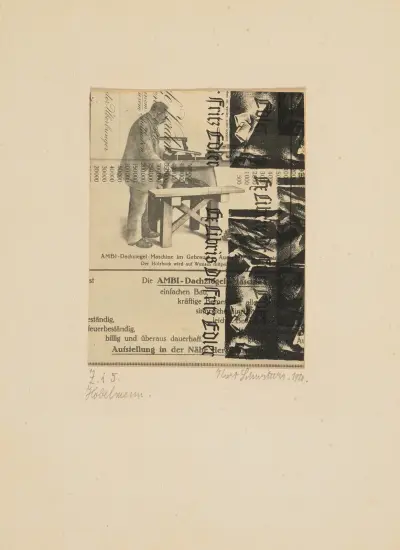 Hobelmann av Kurt Schwitters