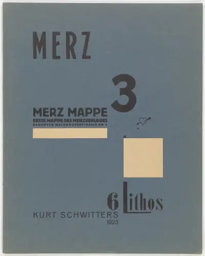 Merz 3. Kurt Schwitters 6 Lithos Pl.1 av Kurt Schwitters