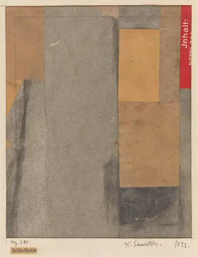 Mz 380. Schlotheim, 1922 – Nr. 2 von Kurt Schwitters