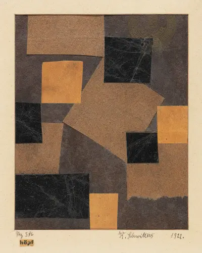 Mz 386 Hopf (Merzzeichnung) av Kurt Schwitters