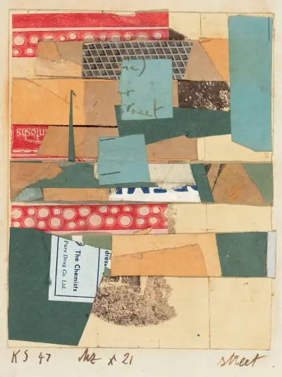 Mz x 21 Street av Kurt Schwitters