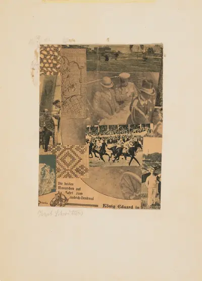 Ohne Titel (Köning Eduard in) av Kurt Schwitters