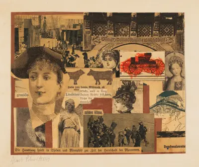 Utan titel (Handlingen utspelar sig i Theben) av Kurt Schwitters