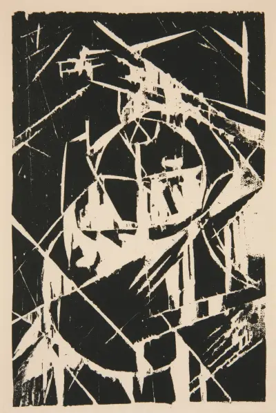 Plate XII from Das Kestnerbuch av Kurt Schwitters