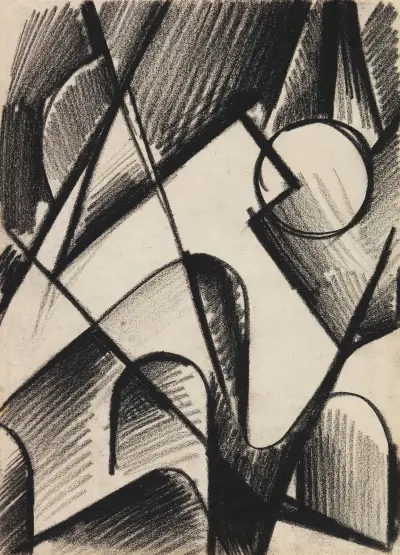 Z 101 Hochgebirge av Kurt Schwitters
