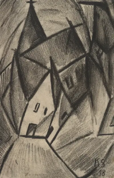 Nattlig by av Kurt Schwitters