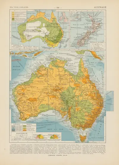 Australien av Paul Vidal de La Blache