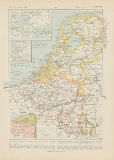 Belgien och Nederländerna av Paul Vidal de La Blache
