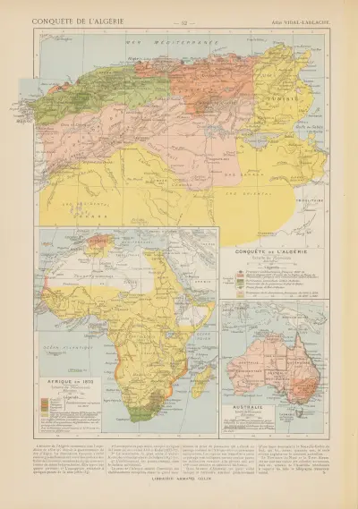 Die Eroberung Algeriens von Paul Vidal de La Blache
