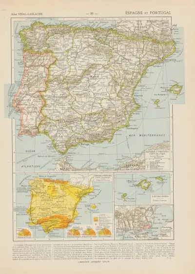 Spanien och Portugal av Paul Vidal de La Blache