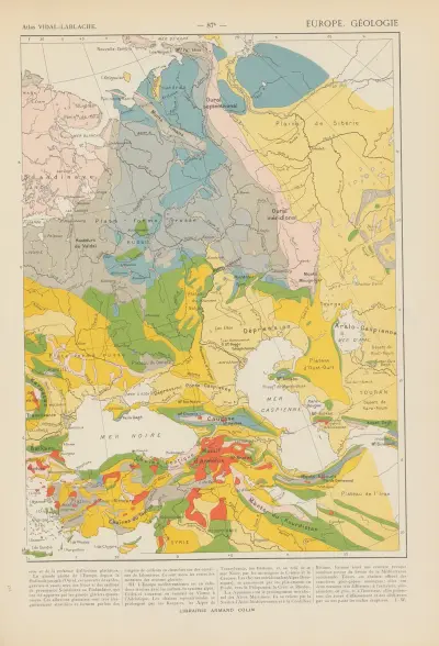 Evropa. Geologie, 1913 – č. 2, Paul Vidal de La Blache