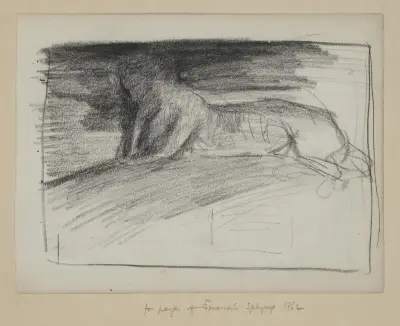 Studies for Emerson’s ‘The Sphynx’ av John La Farge