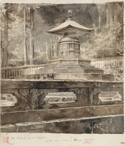 The Tomb of Iyeyasu Tokugawa av John La Farge