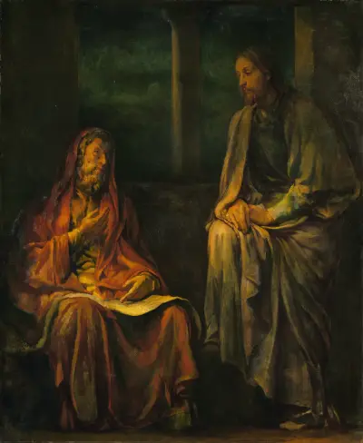 Visit of Nicodemus to Christ av John La Farge