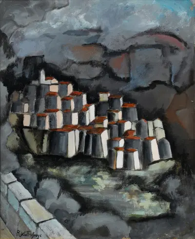 Francuskie miasteczko na wzgórzu, Roger de La Fresnaye