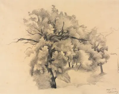 Study of Trees av Roger de La Fresnaye