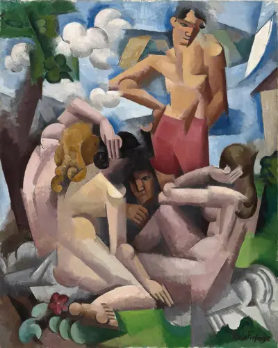 The Bathers av Roger de La Fresnaye
