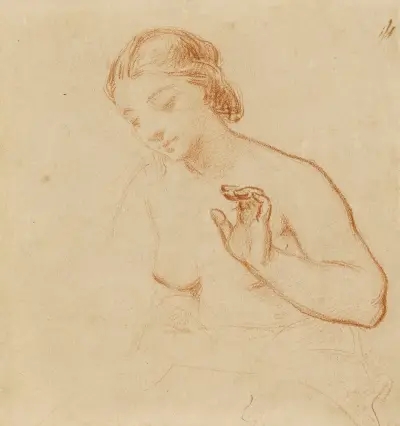 Buste de femme von Narcisse-Virgile Diaz de La Peña