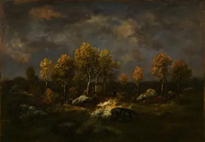 Ciel d’orage av Narcisse-Virgile Diaz de La Peña