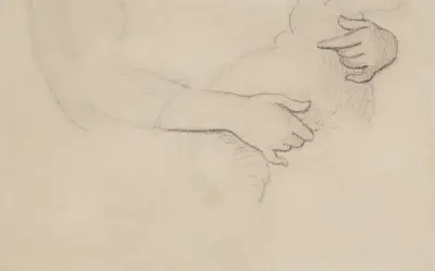 Deux mains von Narcisse-Virgile Diaz de La Peña