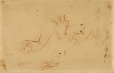 Etude de mains von Narcisse-Virgile Diaz de La Peña