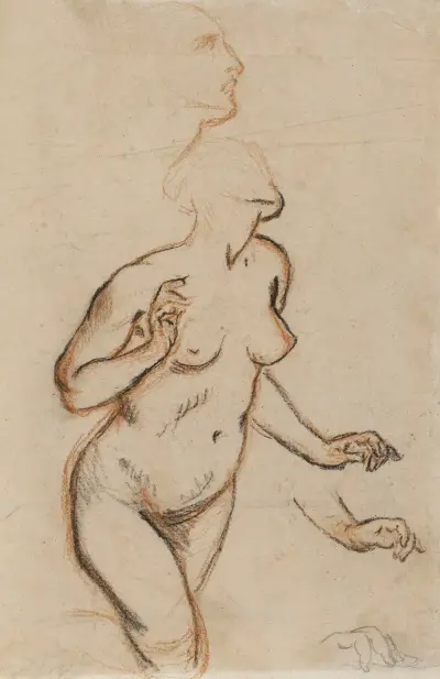 Femme nue von Narcisse-Virgile Diaz de La Peña
