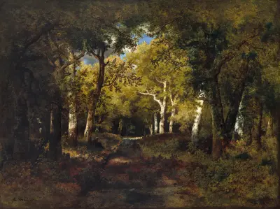 I skogen av Narcisse-Virgile Diaz de La Peña