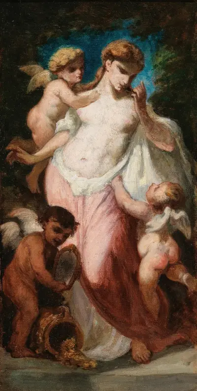 Kärleken och rikedomen av Narcisse-Virgile Diaz de La Peña