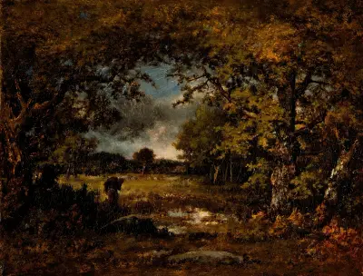Landskap av Narcisse-Virgile Diaz de La Peña