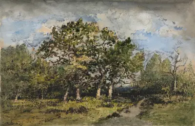 Landskap av Narcisse-Virgile Diaz de La Peña
