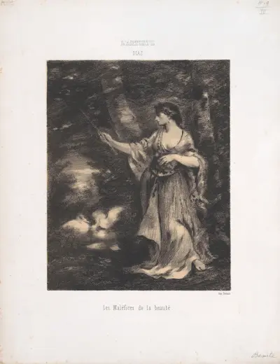 Les Maléfices de la Beauté von Narcisse-Virgile Diaz de La Peña