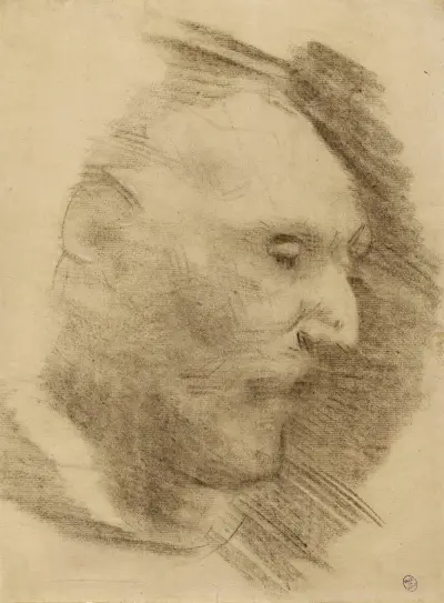Profil d’homme von Narcisse-Virgile Diaz de La Peña