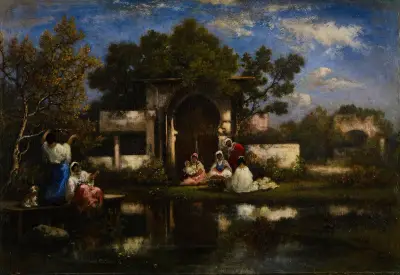 Serail, Konstantinopel von Narcisse-Virgile Diaz de La Peña