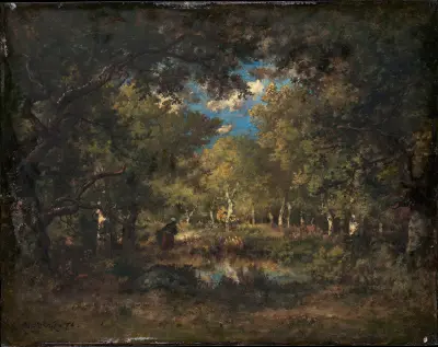 Fontainebleauskogen av Narcisse-Virgile Diaz de La Peña