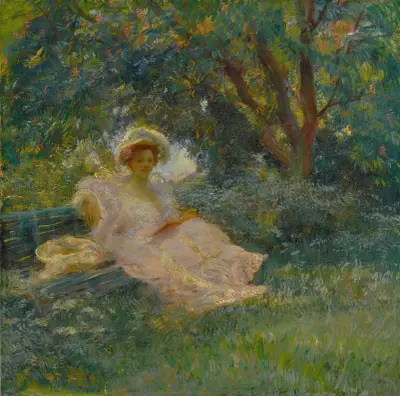 Sous les arbres av Gaston La Touche