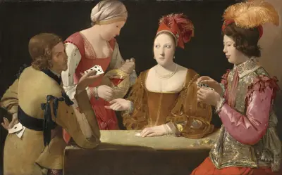 The Cheat with the Ace of Clubs av Georges de La Tour