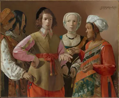 The Fortune-Teller (probably 1630s) av Georges de La Tour