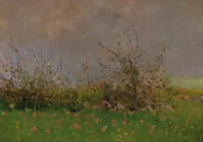 En blomsteräng av Ladislav Mednyánszky