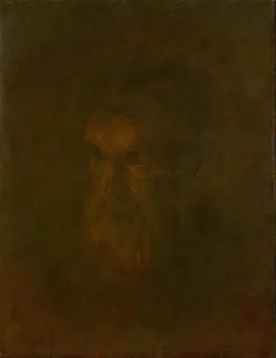 Huvudstudie av en gammal man av Ladislav Mednyánszky