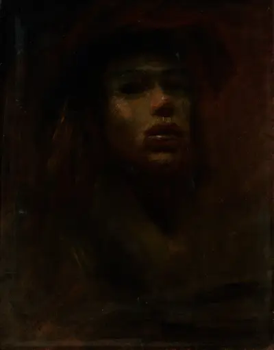 Longhaired Groom av Ladislav Mednyánszky